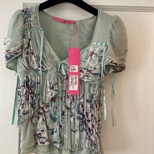 Vintage Emmanuel Ungaro silk top with tags